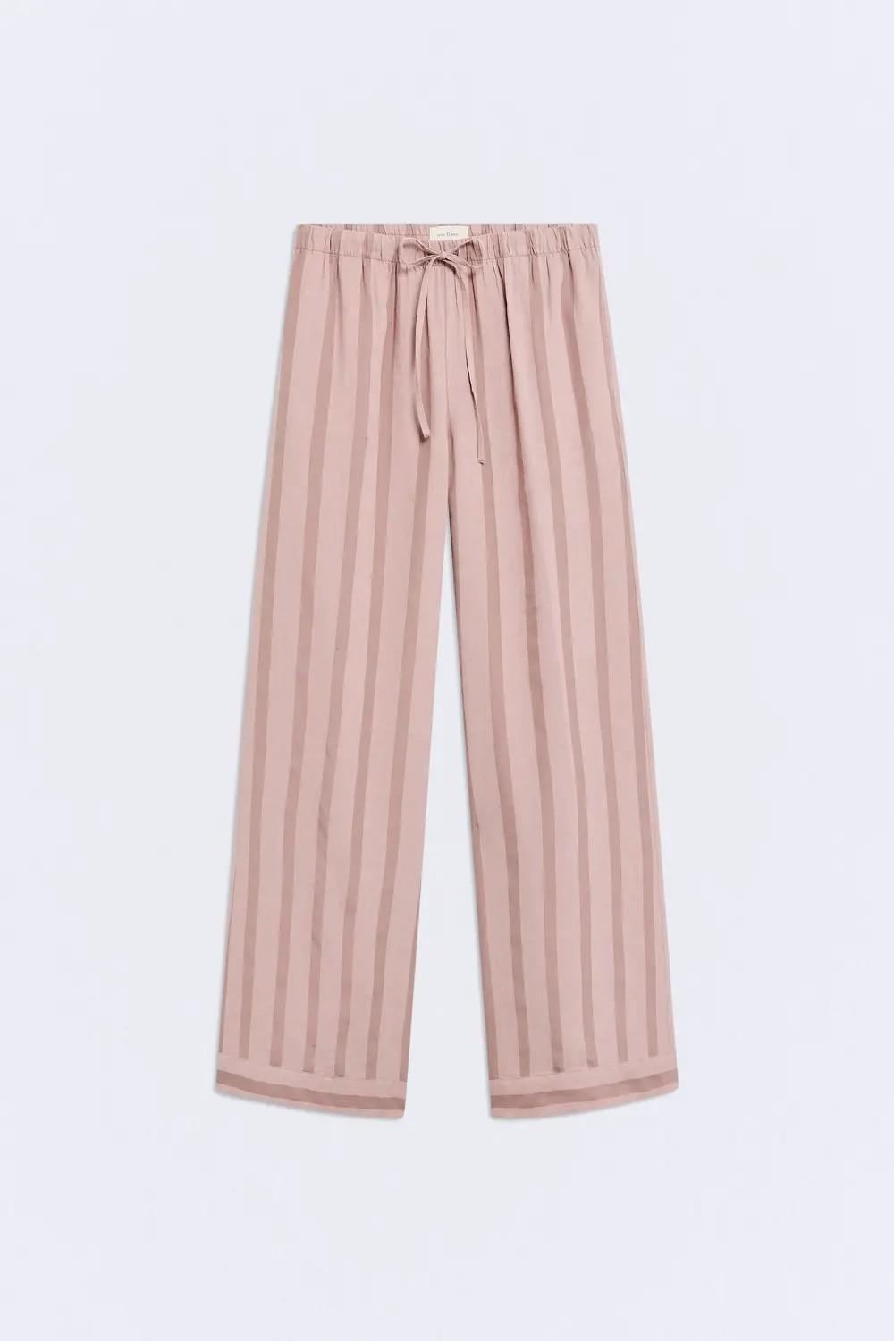 Pantalón rayas rosa tiro medio alto Niza