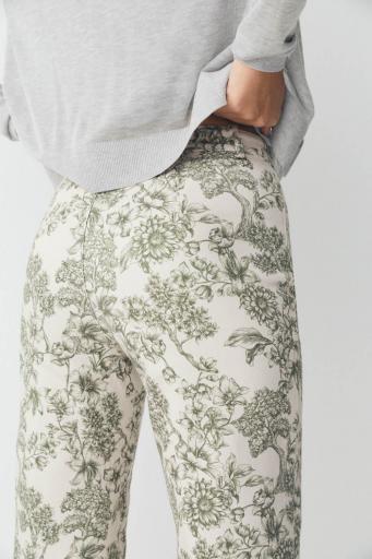 Pantalón algodón verde Toile de Jouy [3]