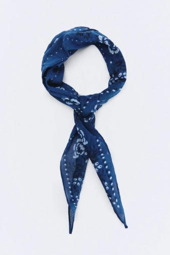 Pañuelo algodón azul Corbet [0]