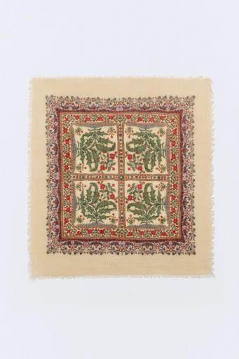 Pañuelo lana estampado motivos florales geométricos Lilibeth [0]