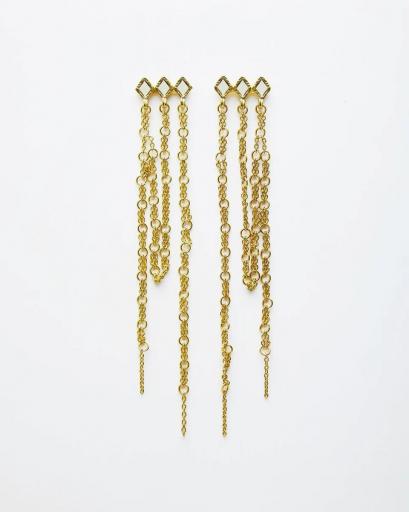 Pendientes Nyssia oro