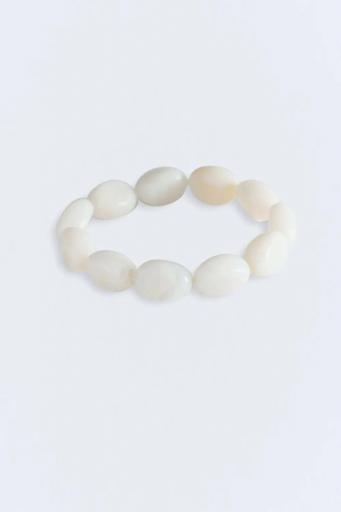 Pulsera piedras blanco Artic [1]