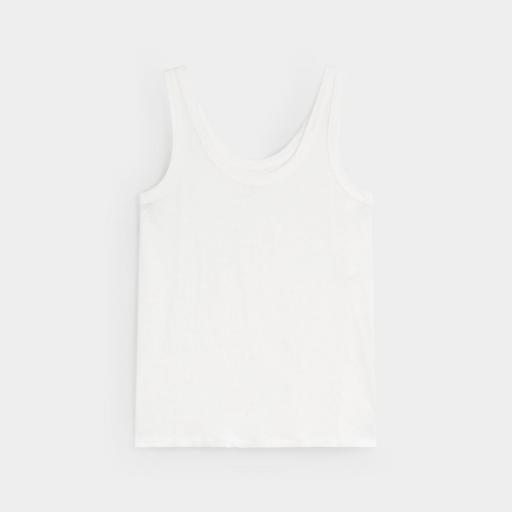 Camiseta básica blanco lino [0]