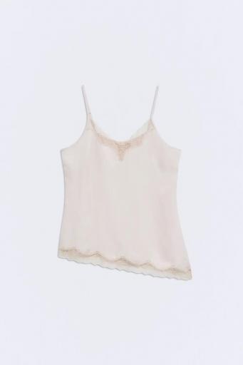 Top lencero blanco ivory Yvette