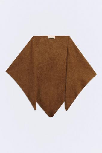 Toquilla lana y cashmere triangular Matisse toffee