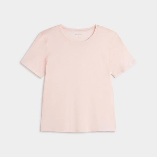 Camiseta básica algodón rosa Sweet [2]
