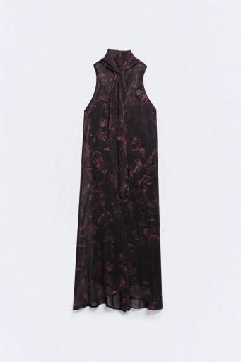 Vestido con lazada corte delantero Anais [0]