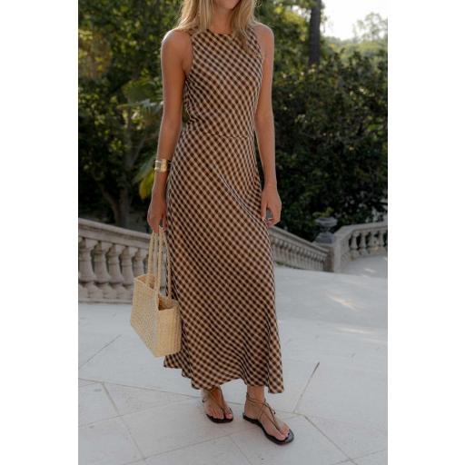 Vestido tirantes cuadros Breda [2]