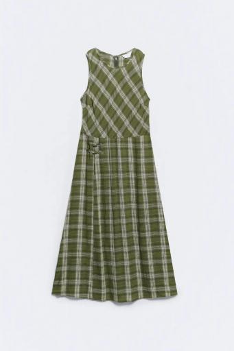 Vestido cuadros verdes Erin [0]