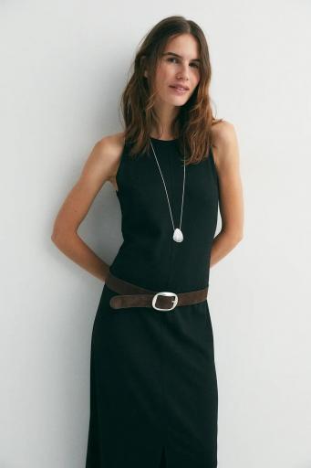 Vestido largo negro Manhattan [2]