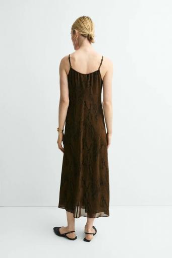 Vestido marrón chocolate Nefertiti [4]