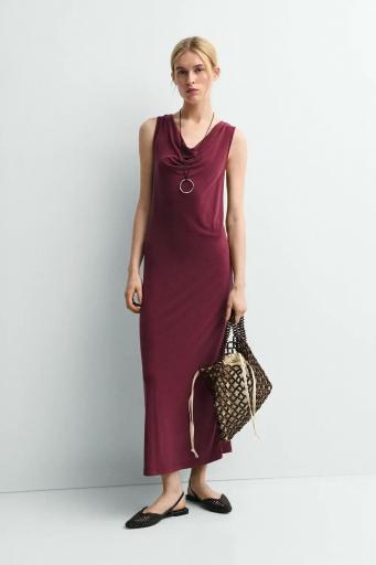 Vestido burdeos Penélope [2]