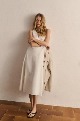 Vestido blanco bordados Provence [1]