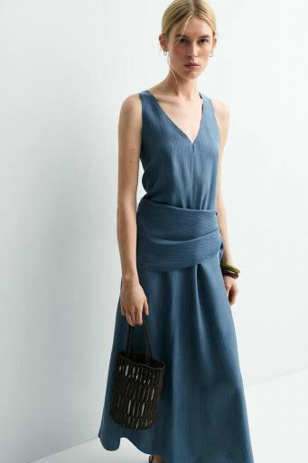 Vestido tirantes rayas azul Rochelle [4]