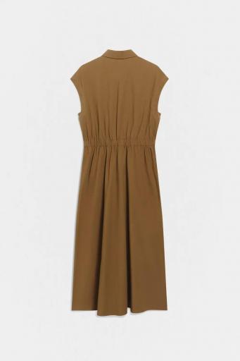 Vestido largo verde oliva oscuro Sporty [1]