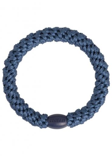 Goma de pelo azul índigo