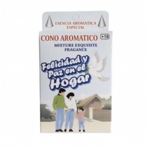 Incienso Conos Esoterico Felicidad Y Paz En El Hogar - happiness and peace at home Esoteric Incense Ritual