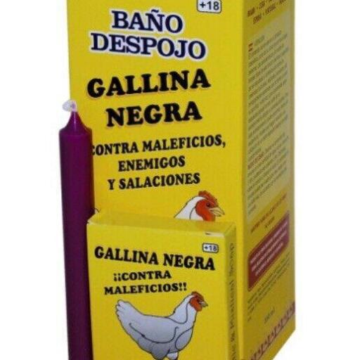 Baño Despojo Esoterico Gallina Negra 250ml. black chicken Esoteric Soap/ Bath , Ritual