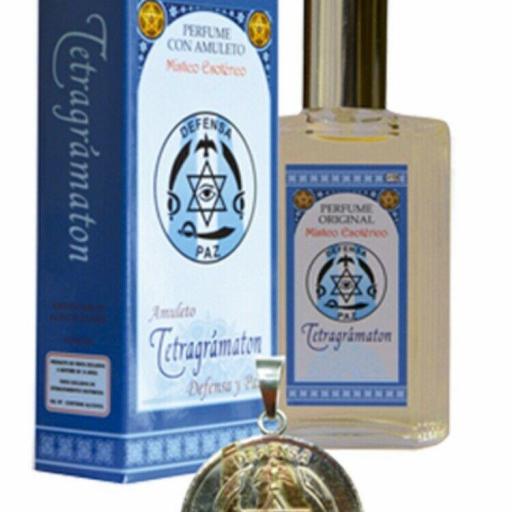 Esoteric Perfume with Amulet - Tetragramaton - Defense, Peace