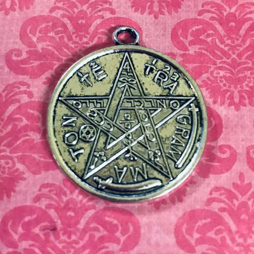Amulet tretragramaton metal 3 cm (protección), ritual, wicca,, witches, ritual, 