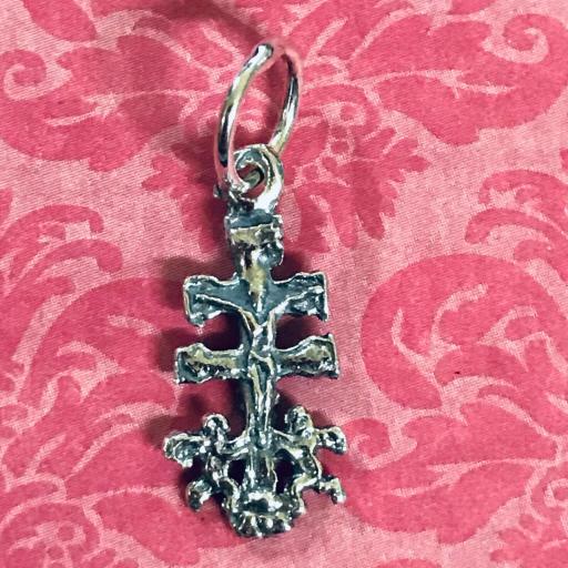 Cross Caravaca pendant sterling silver 1.5 cm Cruz Caravaca Plata de Ley 1.5 cm