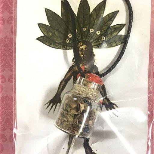 Amuleto Botella Raiz de Mandragora - amulet Bottle Root , Ritual
