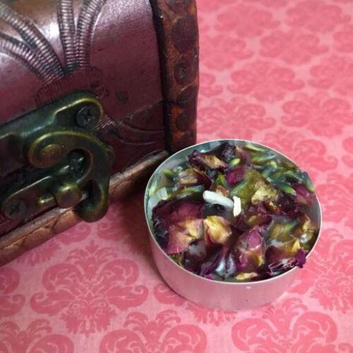 (x 6 units) Wicca Candle Tied Up & Nailed - atado y claveteado