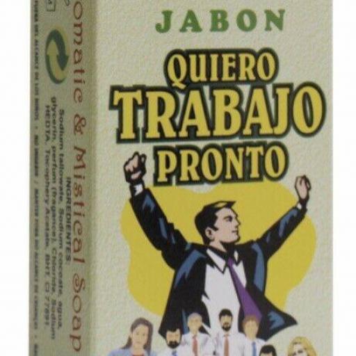Jabon Esoterico Quiero Trabajo Pronto 100 gr. Esoteric Soap I want work soon 