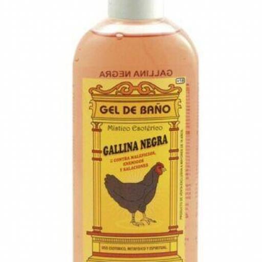 Gel de Baño Esoterico Gallina Negra 250ml. black chicken Esoteric Bath , Ritual , Místico