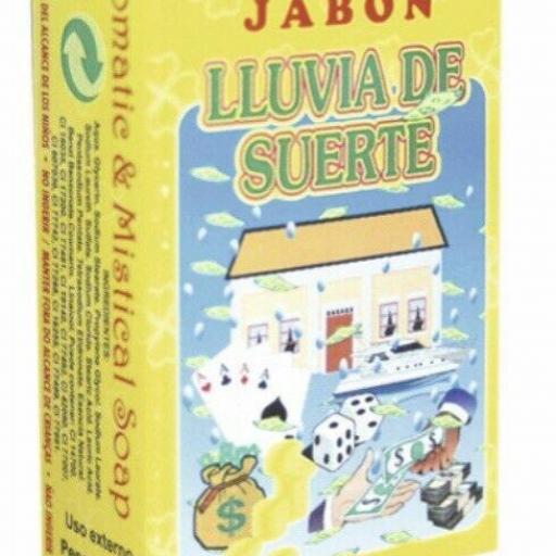 Jabon Esoterico Lluvia De Suerte 100 gr. Esoteric Soap rain of luck 