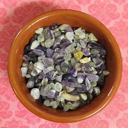 mineral amethyst chips bag 50 grams 
