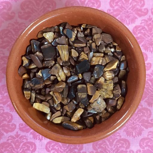 mineral Tiger's Eye chips bag 50 grams 