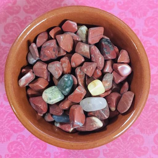 mineral red jade chips bag 50 grams 