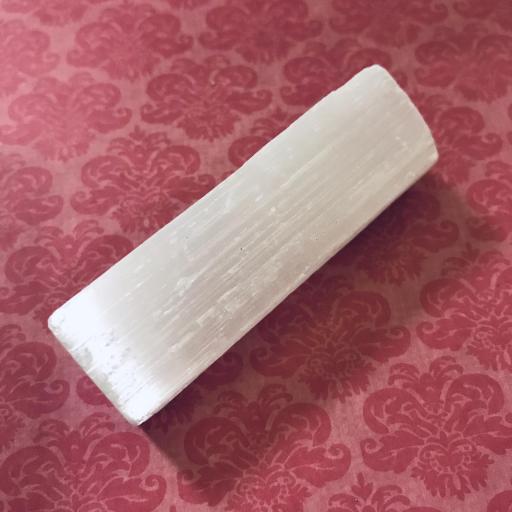 Selenite Bar - Moonstone - Witches Stone
