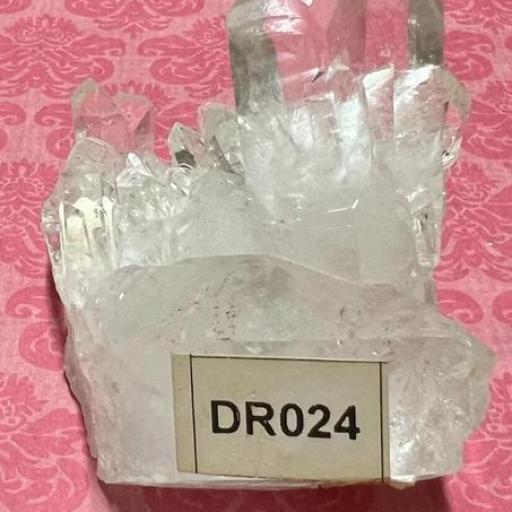 DR024 - drusa de cuarzo blanco  5 cm aprox. 