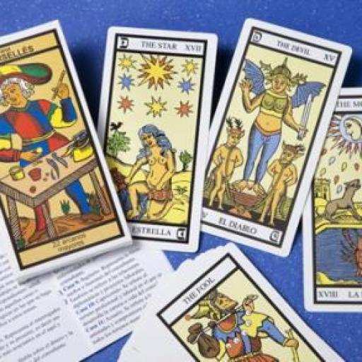 TAROT 22 ARCANOS MAYORES TAROT MARSELLA 17 CM