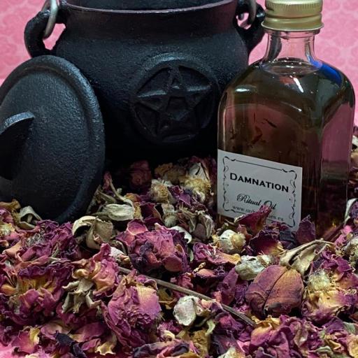 Damnation hoodoo oil ritual wicca spell 50ml