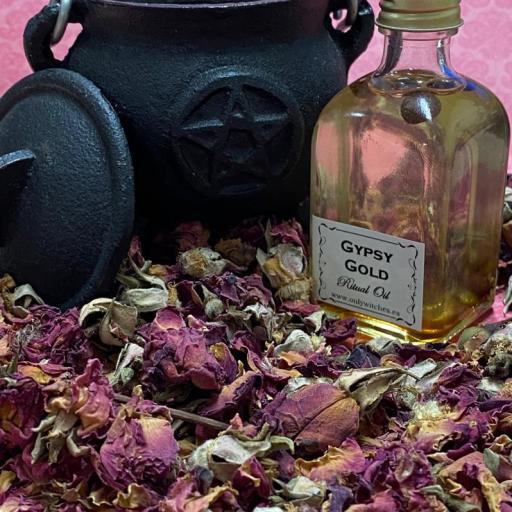 Gypsy -Gold hoodoo oil ritual wicca spell 50ml