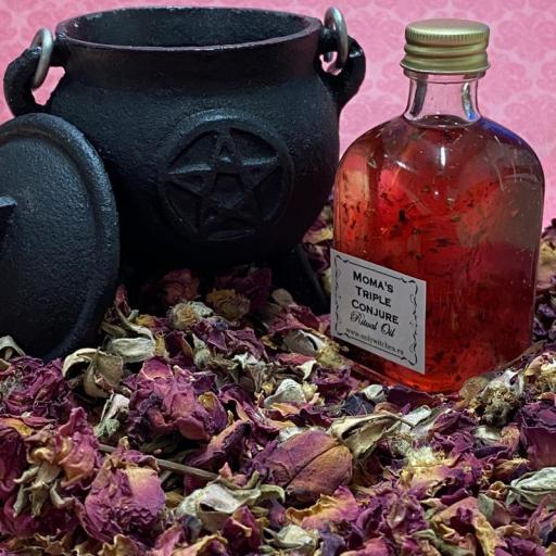 Moman's Triple Conjure  hoodoo oil ritual wicca spell 50ml