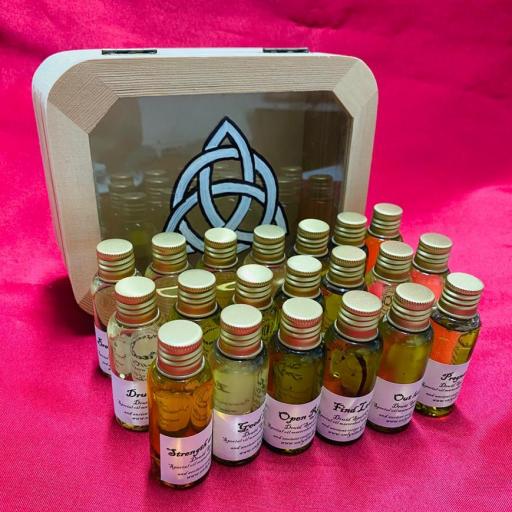 BOX DRUID SPELL OIL  - CAJA ACEITE HECHIZO DRUIDA