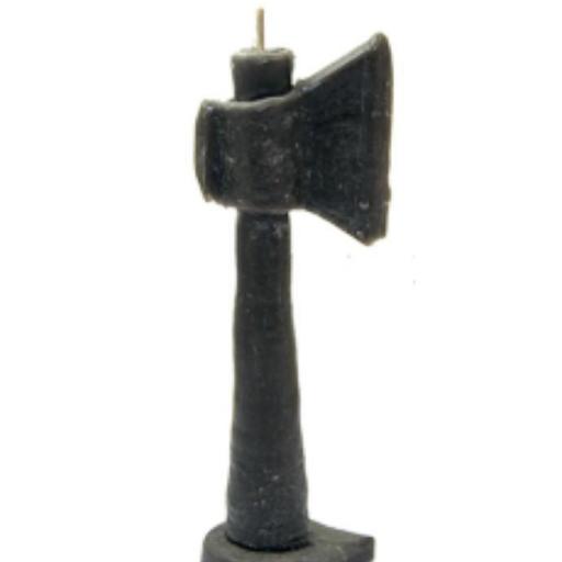 Candle hatchet Black - Vela hacha negro