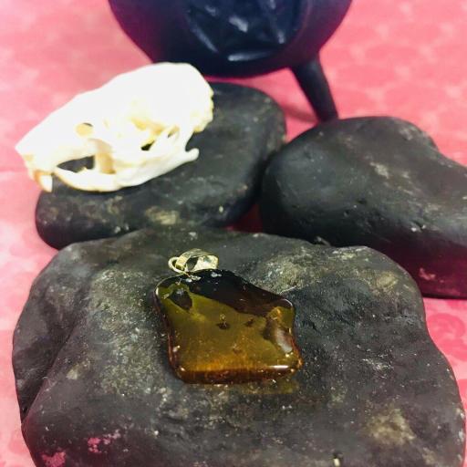 Colgante Mineral Ambar ( Mar Báltico ) - Amber Mineral Pendant