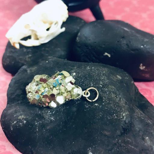 Colgante Mineral Pirita - Pirite Mineral Pendant