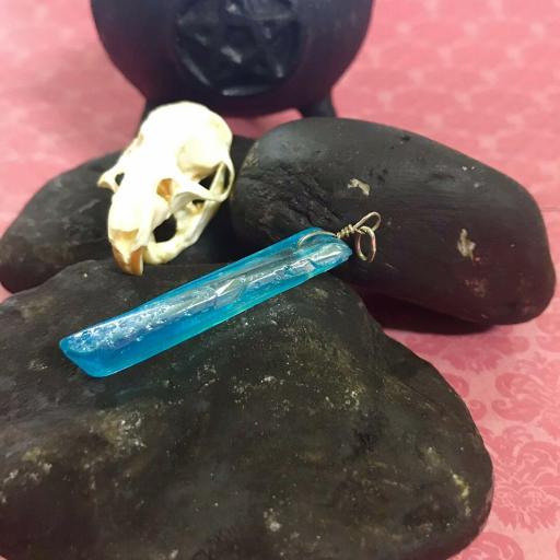 Colgante Mineral Cuarzo Celestial - Quartz Celestial Mineral Pendant