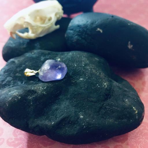 Colgante Mineral Amatista - Amethyst Mineral Pendant