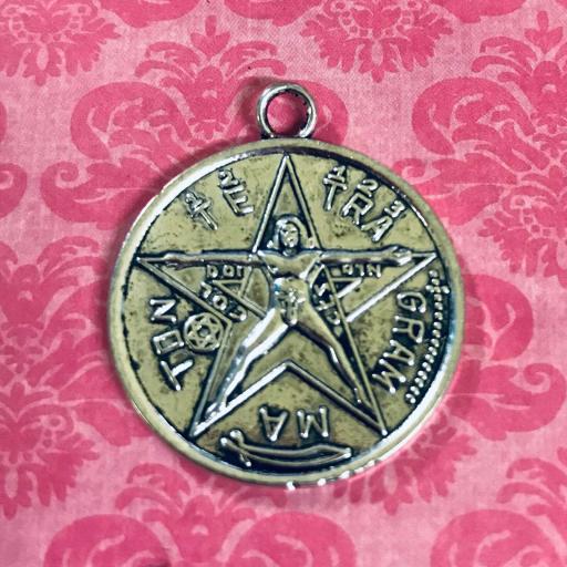 Amulet tretragramaton metal 3 cm (protección), ritual, wicca,, witches, ritual,  [1]