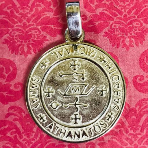 Talisman Archangel Saint Michael - Sterling Silver 3 cm - cleaning & protection