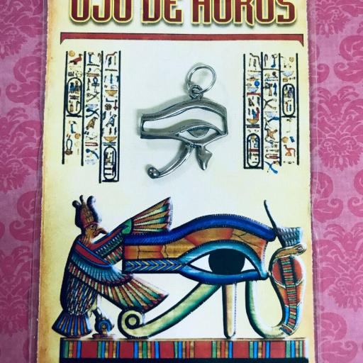 eye of horus pendant sterling silver 2.5 cm Colgante Ojo de Horus Plata de Ley