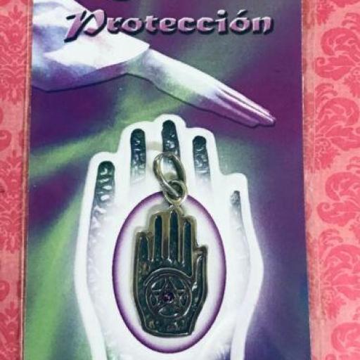 Protection Hand sterling silver 3.5 cm - Colgante Proteccion 3.5 cm Plata Ley 