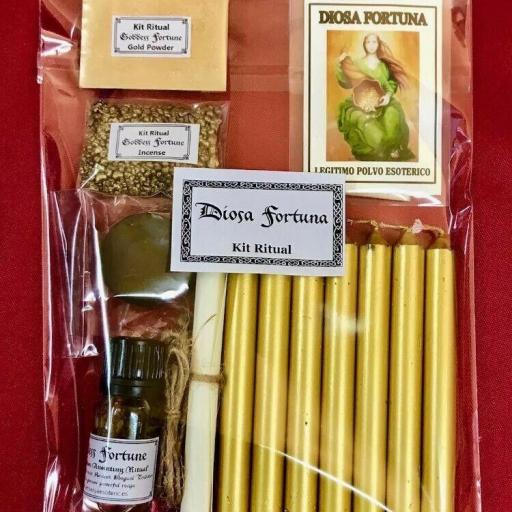 Kit Ritual Diosa Fortuna - Ritual Completo con Instrucciones - Money , Good Luck